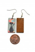Boomerang Cat Earrings